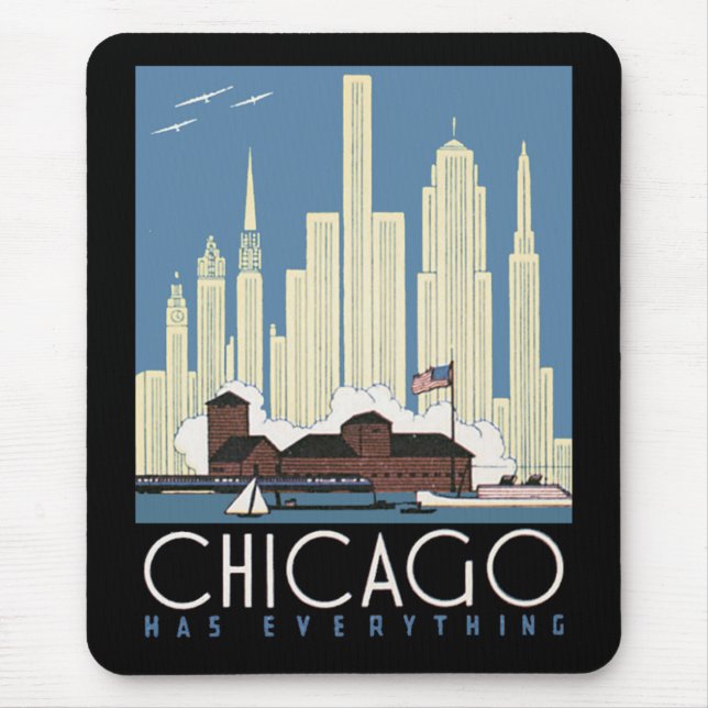 Chicago tem tudo o Mousepad (Frente)