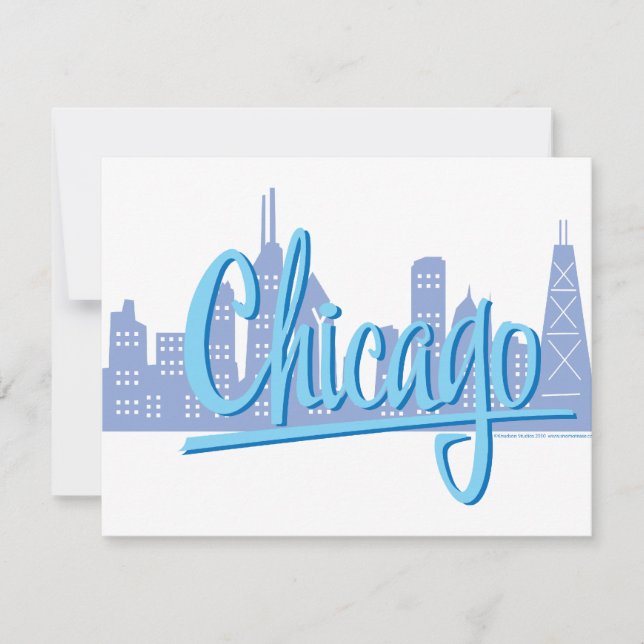 Chicago Windy City Skyline (Frente)