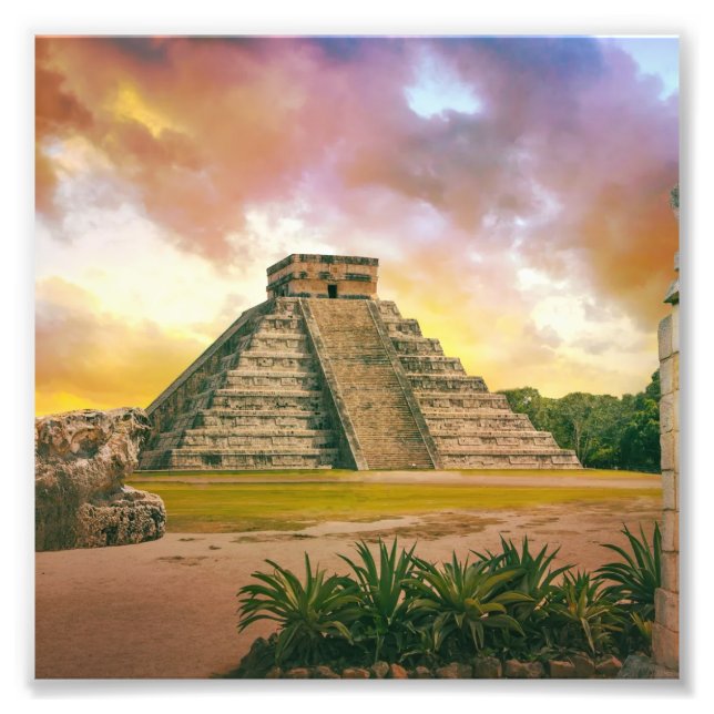 Chichen Itza Foto Alargamento (Frente)