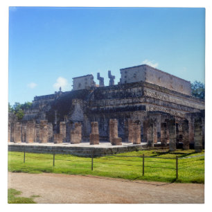 Chichen Itza. Guerreiros do Templo
