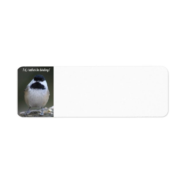 Chickadee, eu Preferencialmente ser a etiqueta do  (Frente)