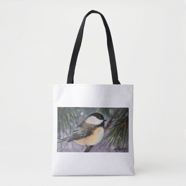 Chickadee no bolsa do ramo (Frente)
