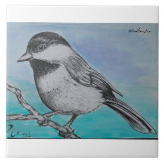 Chickadee tampado preto