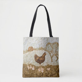 Chicken Farm Tote Bag Full Print