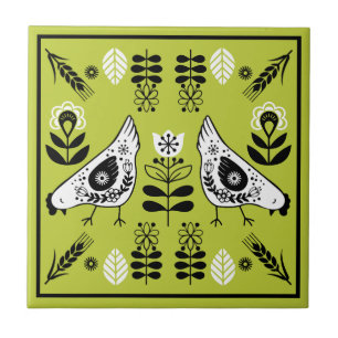 Chicken Hen Folk Art