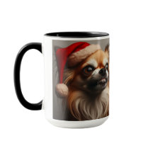 Chihuahua Bah! Xícara de café de Natal