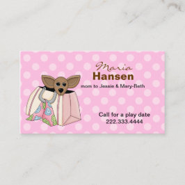 Chihuahua bonito em um cartão das mamães da bolsa