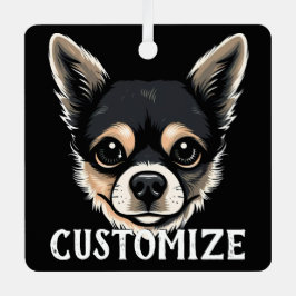 Chihuahua Dog Nome Personalizado Memorial Natal