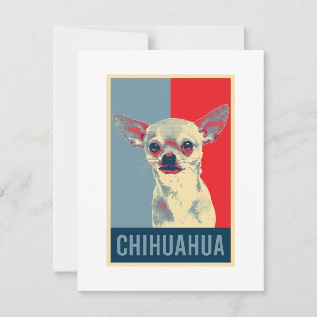 Chihuahua Dog Pop Art (Frente)