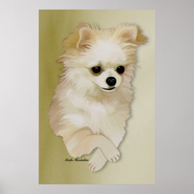 Chihuahua Fawn Puppy Poster (Frente)