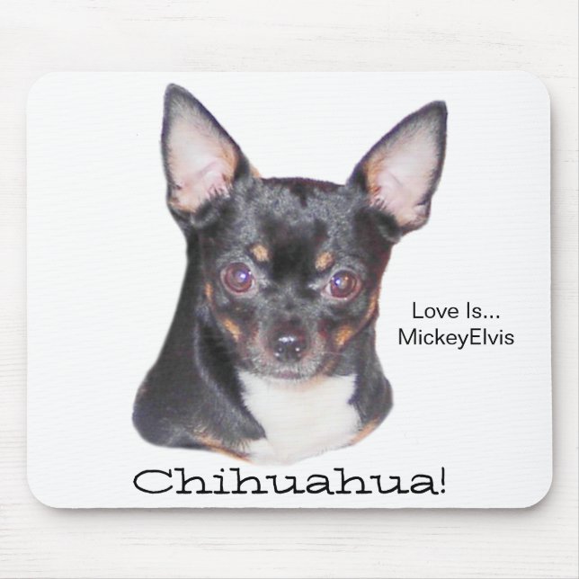 Chihuahua MickeyElvis Mousepad (Frente)