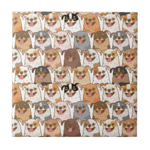 Chihuahua Pattern Napkins