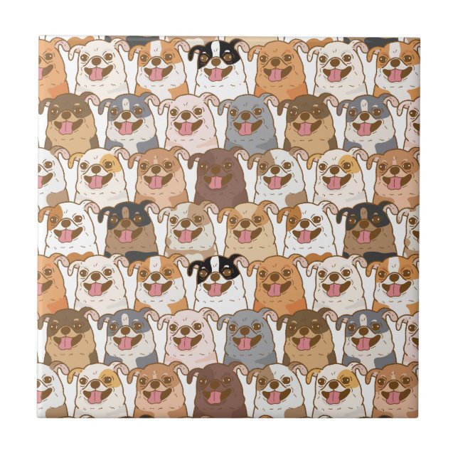 Chihuahua Pattern Napkins (Frente)