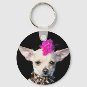 Chihuahua Punk chaveiro