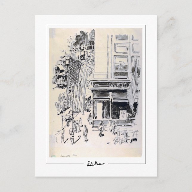 Childe Hassam #341-2 - Cartão Postal de Arte Fina (Frente)