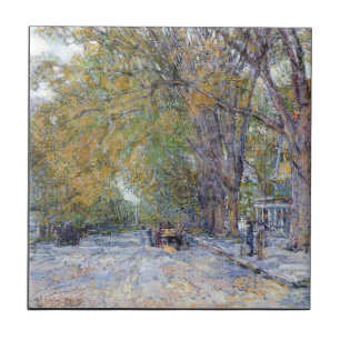 Childe Hassam - rua principal Hampton do leste