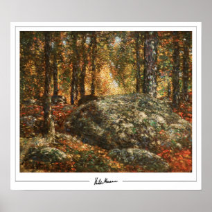 Childe Hassam Zedign Art Poster #11-2