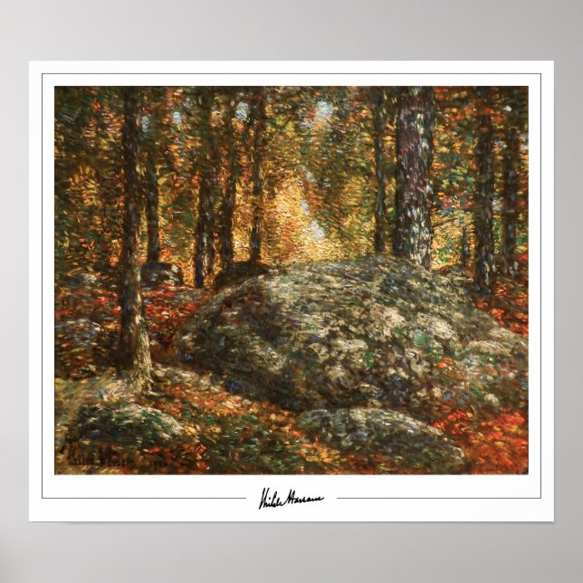 Childe Hassam Zedign Art Poster #11-2 (Frente)