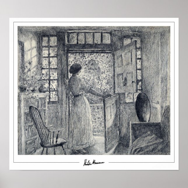 Childe Hassam Zedign Art Poster #139 (Frente)