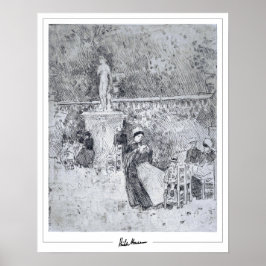 Childe Hassam Zedign Art Poster #148-2