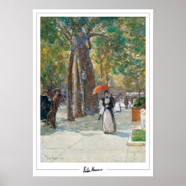Childe Hassam Zedign Art Poster #241-2