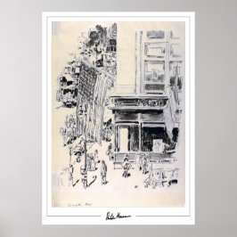 Childe Hassam Zedign Art Poster #341-2