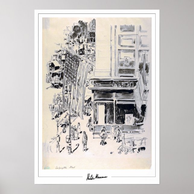 Childe Hassam Zedign Art Poster #341-2 (Frente)