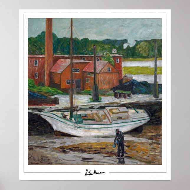 Childe Hassam Zedign Art Poster #350 (Frente)