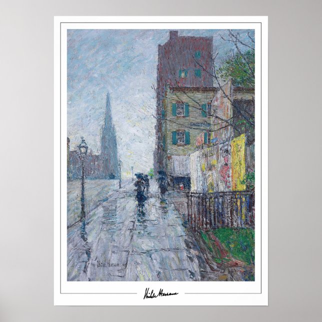 Childe Hassam Zedign Art Poster #378-2 (Frente)