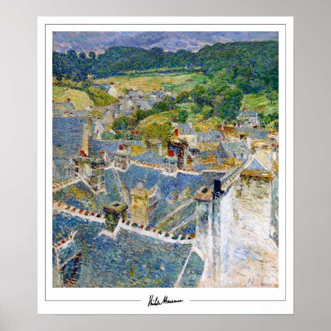 Childe Hassam Zedign Art Poster #402-2 (Frente)