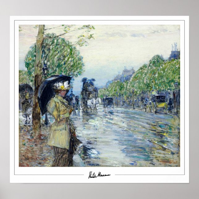 Childe Hassam Zedign Art Poster #448-2 (Frente)