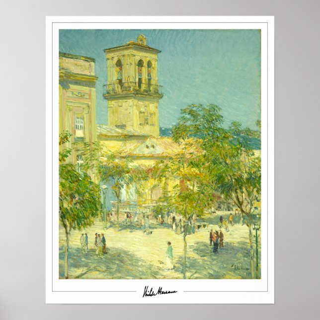 Childe Hassam Zedign Art Poster nº 1-2 (Frente)