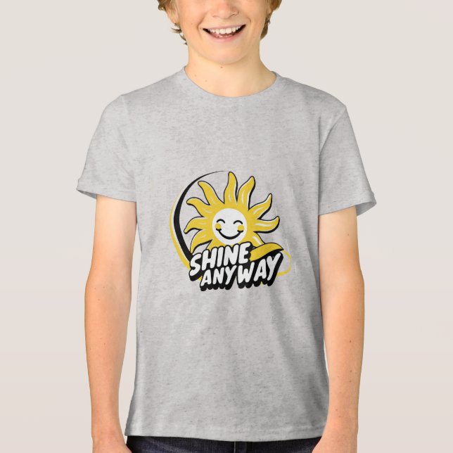 Children’s Inspirational Shirt – Shine T-Shirt (Frente)