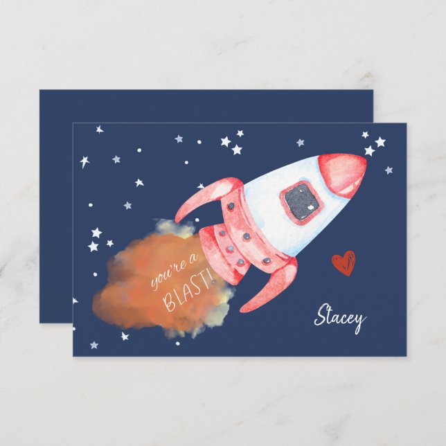 Children Valentine "You're a Blast!" (Frente/Verso)