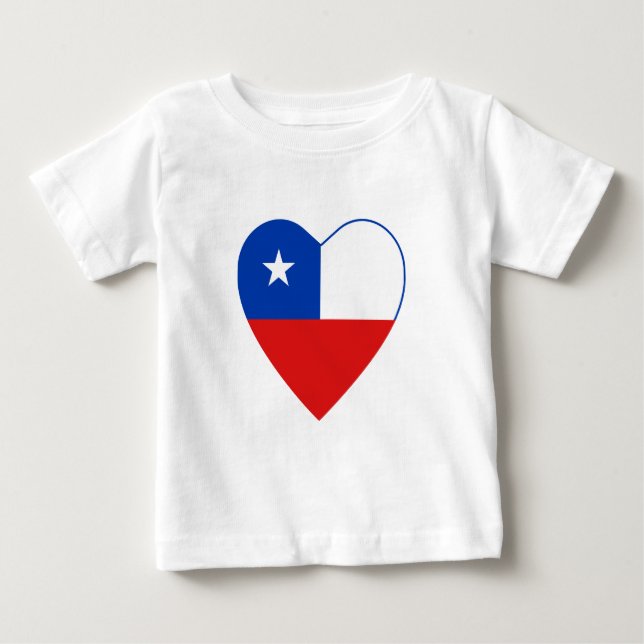 Chile Sinalizar Camisa do Coração (Frente)