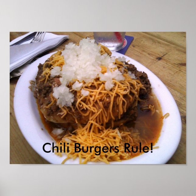 Chili Burger Poster (Frente)