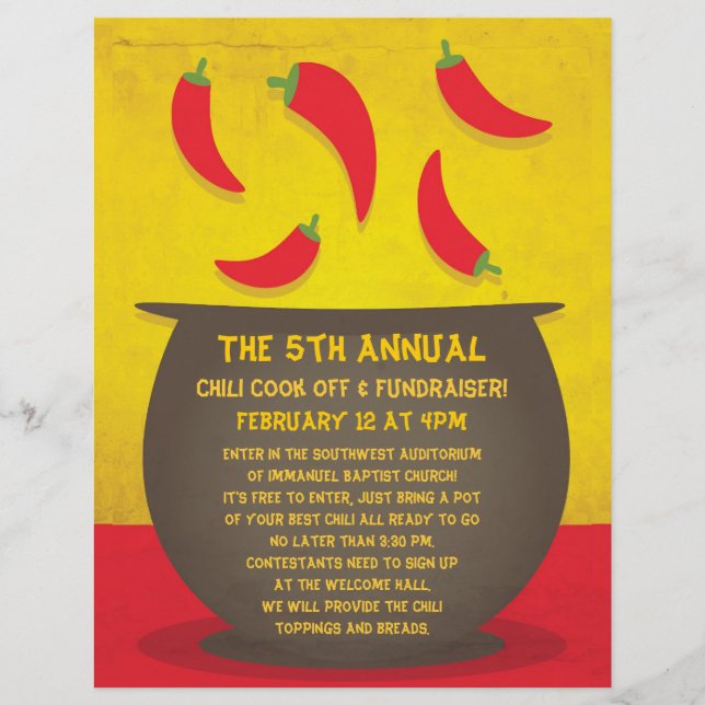 Chili Cook Off Flyer (Frente)