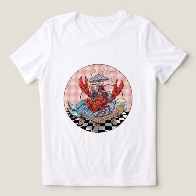 Chill Crawfish & Beer T-Shirt! 😎 🍺 (Design frontal)