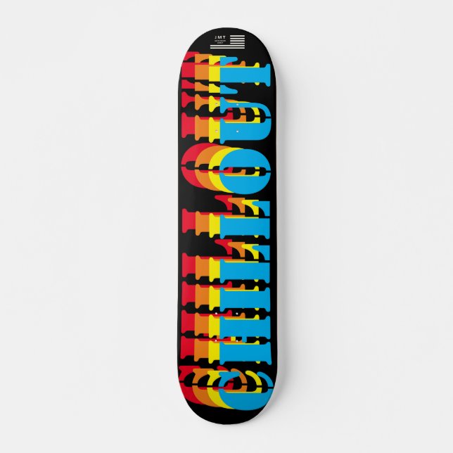 CHILL OUT JMT 7 3/4" Deck de Skateboard (Frente)