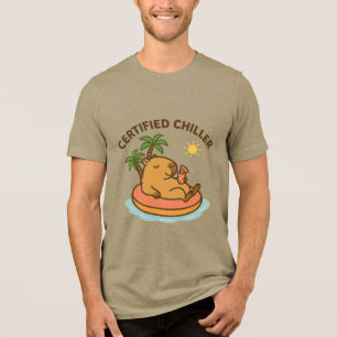 Chiller Certificado - Camisa T-Capybara de Verão