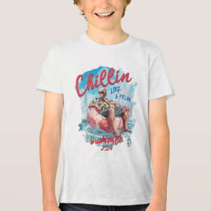 Chillin Como Um Felon Engraçado Shirt Summer Trum