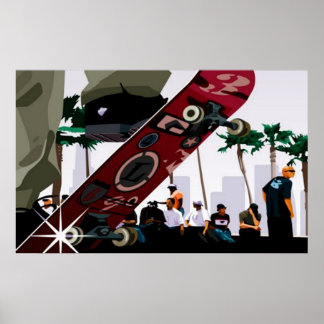 Chillin no Skateboard Park - Poster
