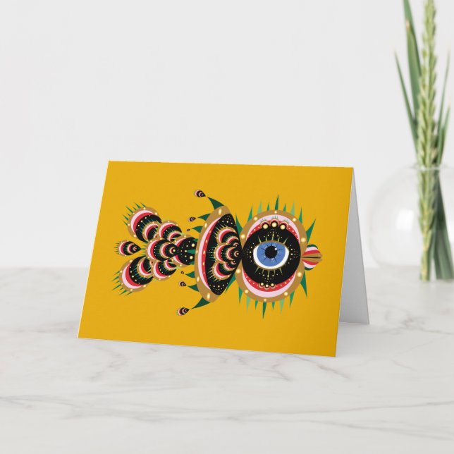 Chimera - Cartão de Averbação para Aves de Peixe (Frente)