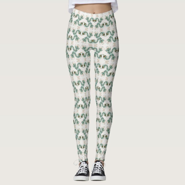 Chimera - Leggings de Cavalo-da-Chimera-Peacock (Frente)