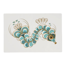 Chimera - Peacock Seacavalo - Placemat Wipeable