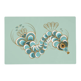 Chimera - Peacock Seacavalo - Placemat Wipeable