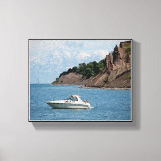 Chimney Bluffs - Canvas do lago Ontário
