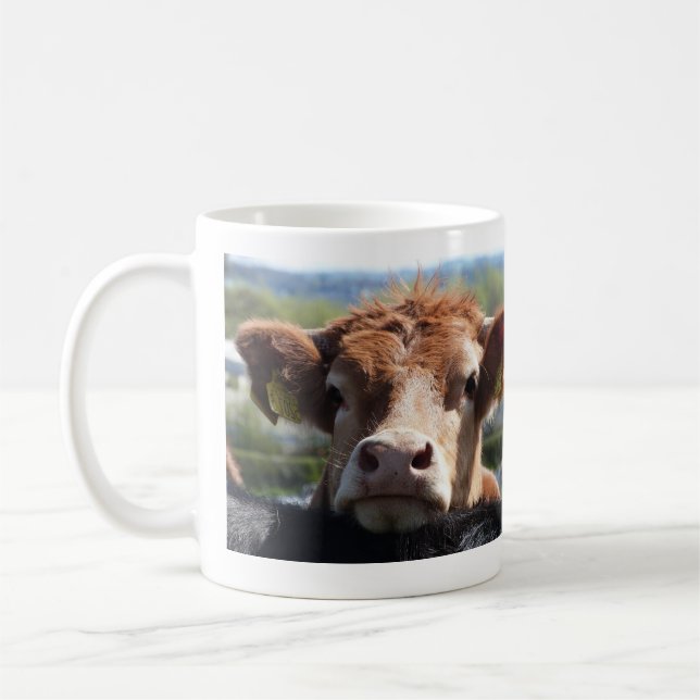 Chin acima, caneca da vaca (Esquerda)