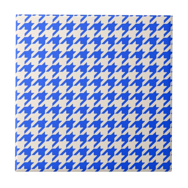 China Blue Houndstooth (Frente)