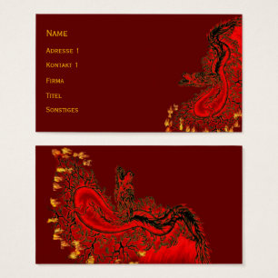China Dragon vermelho e design de ouro